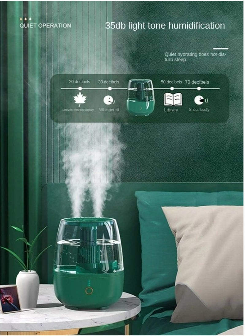 Mi VAZA - Cool Mist Humidifier, 6.8L Adjustable Fog Automatic Shutdown Essential Oil Diffuser, Portable Ultrasonic Humidifier Mist Vaporizer, Quiet Large Capacity Air Atomizer For Home Office, (White) - Image 1