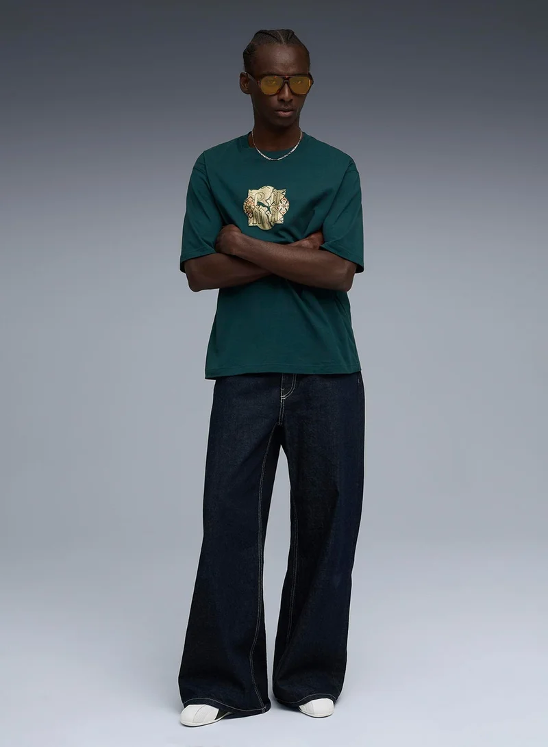 PUMA  Vintage Prep Boxy T-Shirt for Men | Best Price UAE