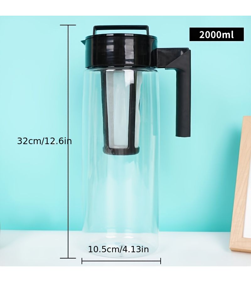 67.63oz Cold Brew Iced Coffee Maker with Filter and Handle - Image 5