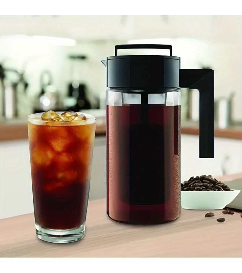 67.63oz Cold Brew Iced Coffee Maker with Filter and Handle - Image 1