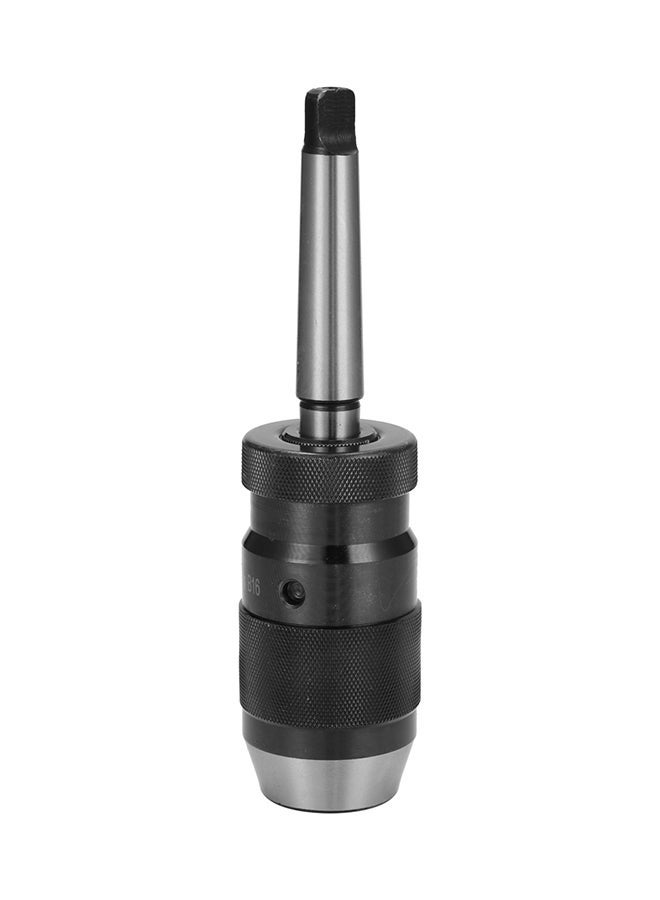 NIBEMINENT Handle Tightened For Lathe Drill Chuck Black/Silver - Image 1
