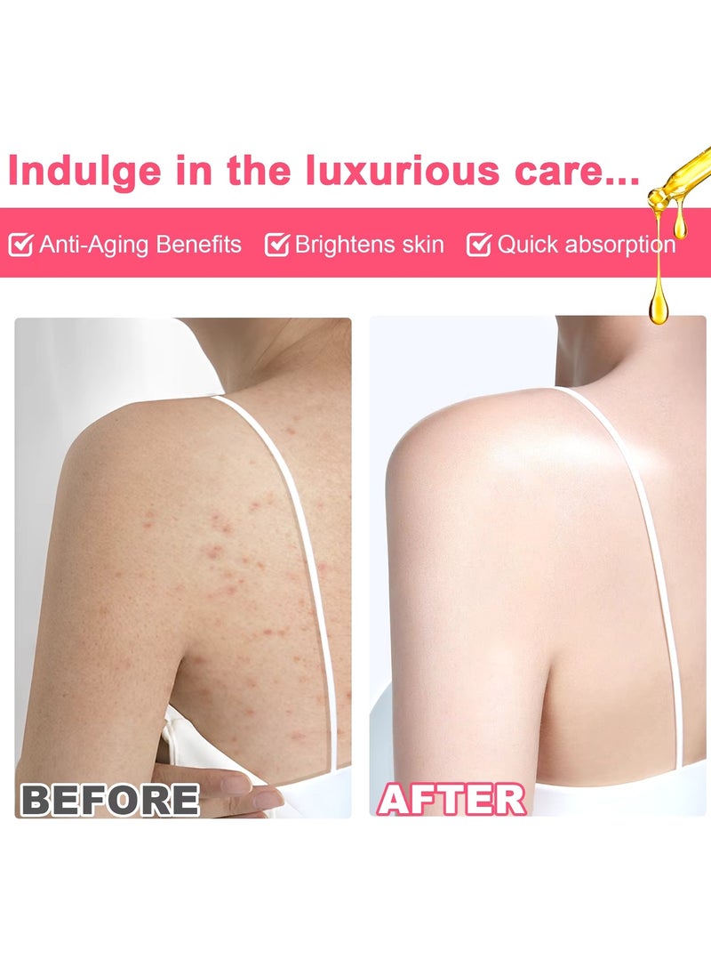 IKZEE 60ml Body Juice Oil Birthday Cake Hand Crafted Body Oil Nourishing Hydrating and Moisturizing for All Skin Types with Natural Oils Pure Natural Essence Body Juice Oil  - Image 3