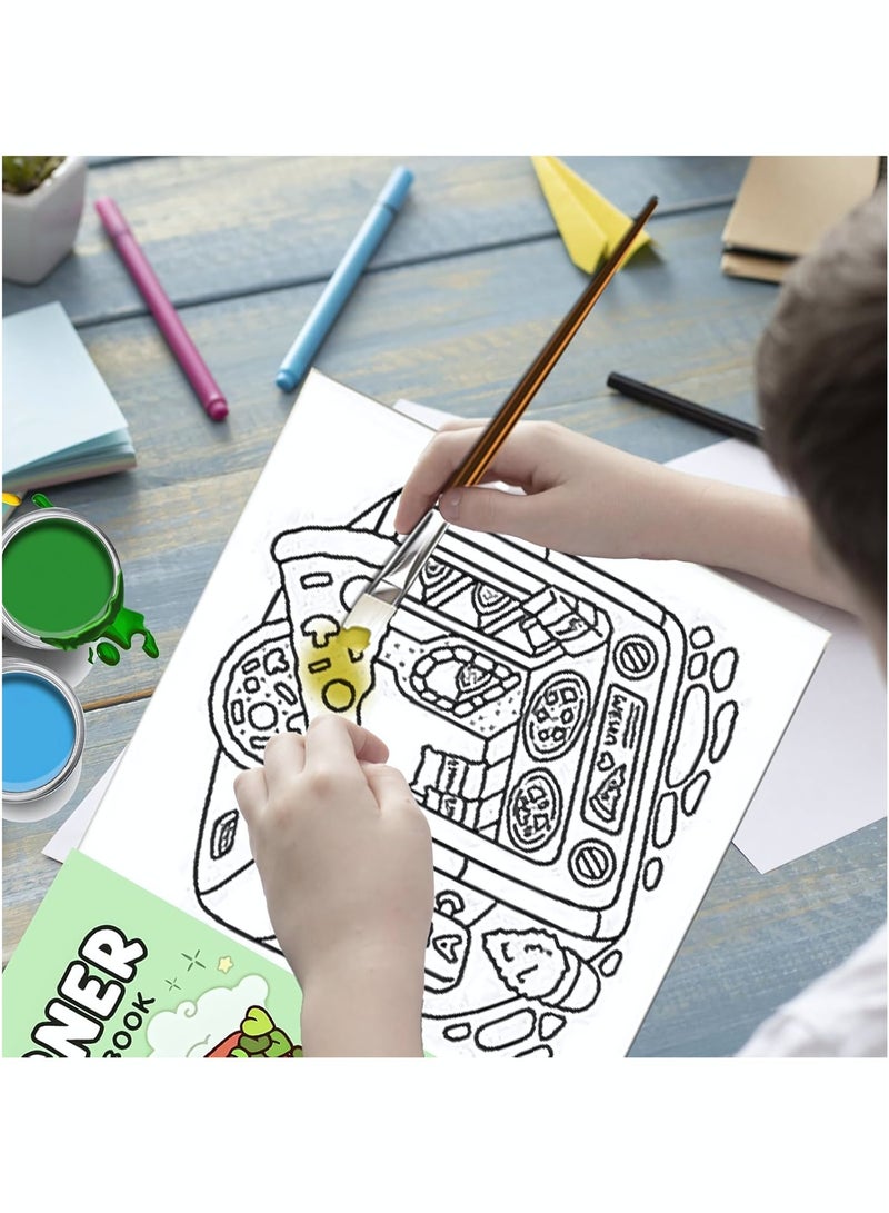 كتاب تلوين مريح للكبار والمراهقين، ركن صغير: 40 صفحة من تصميمات الغرف الصغيرة المريحة مع غلاف متحرك غريب، لتخفيف التوتر والتعبير الفني، مثالي للمساحات المريحة وهدايا العطلات - Image 4