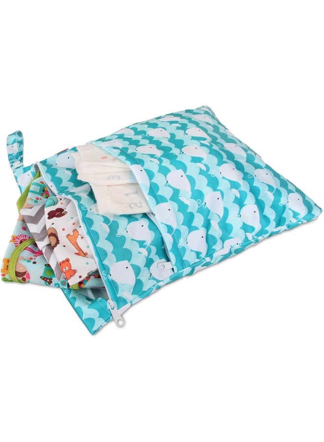 Damero حقيبة دامييرو الكبيرة القابلة للغسل لحفظ الأشياء الرطبة والجافة - Image 3