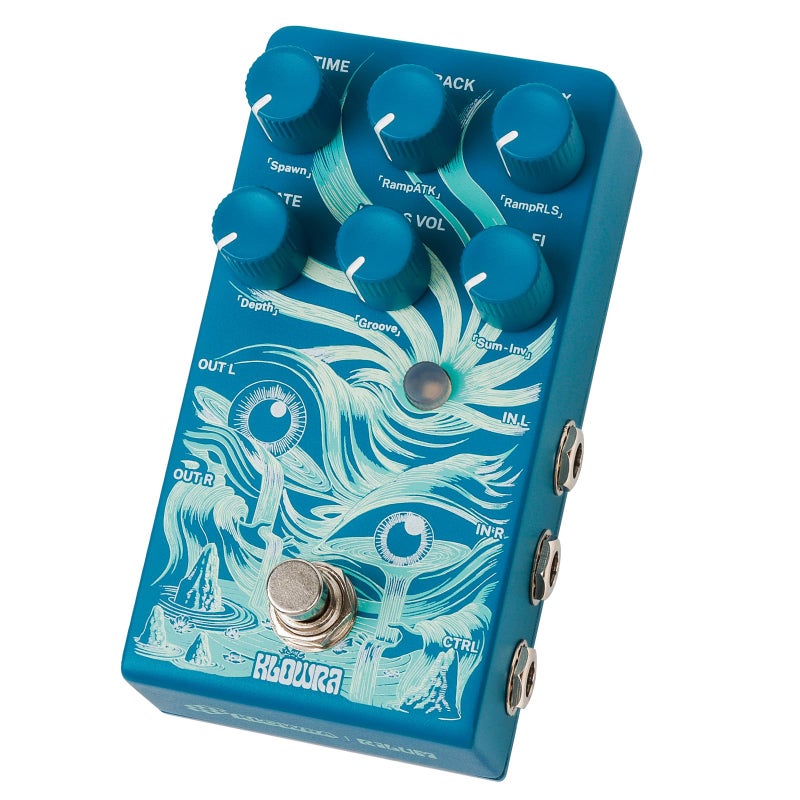 Klowra Rilum Multi-Head Tape Delay & Modulation Pedal for Electric Guitar and Synth, Vintage Tape Echo with Through-Zero Flanger, Chorus, Tap Tempo & Twisted Tempo, Stereo Outputs - Image 1