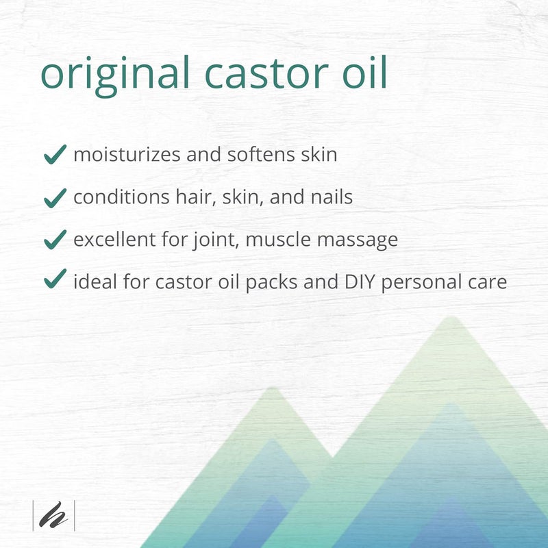 Home Health Organic Cold-Pressed Castor Oil - 8 Fl Oz, Hexane Free, Vegan Conditioning Oil for Body, Hair, and Brows - Image 3