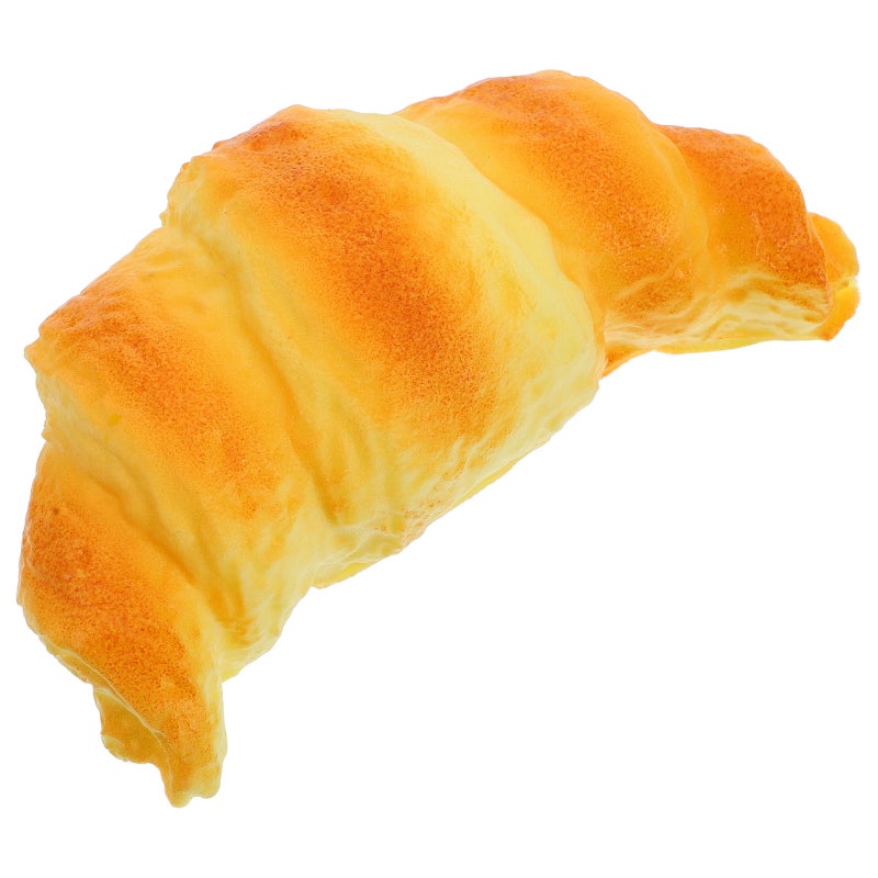 2pcs Artificial Croissant Bakery Display Decoration Props Faux Food Model Simulation Croissants for Cabinet Showcase Decoration - Image 4
