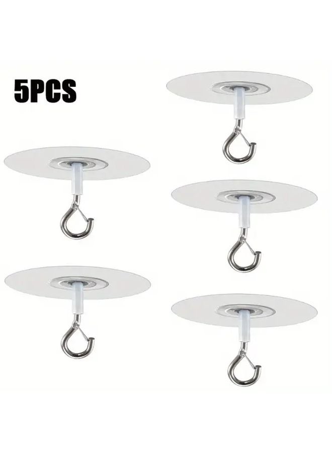 3 عبوات من الخطافات السقفية الشفافة ذاتية اللاصق المضادة للماء لمصاصات الرياح البالونية - Image 5