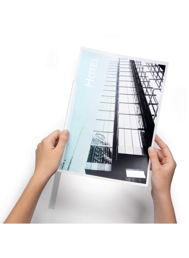 Durable File Binding Bar A4 6 mm Pack of 100 – Spine Bars for Binding Unpunched Documents; Holds Approx. 60 Sheets; Rounded Corners for Easy Insertion; 297 mm Length - Image 3