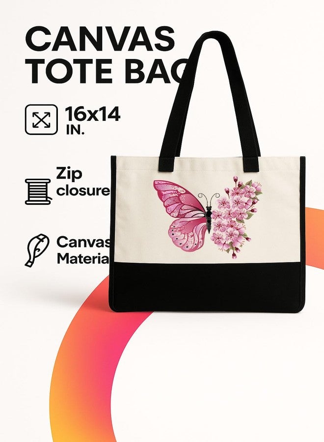 TrendoPrint حقيبة تسوق من الجوت الصديقة للبيئة من تريندوبرينت للنساء | حقيبة تسوق قابلة لإعادة الاستخدام بمقابض متينة | حقيبة يد متعددة الأغراض ذات سعة كبيرة للبقالة والمكتب والسفر والاستخدام اليومي (JB69) - Image 4