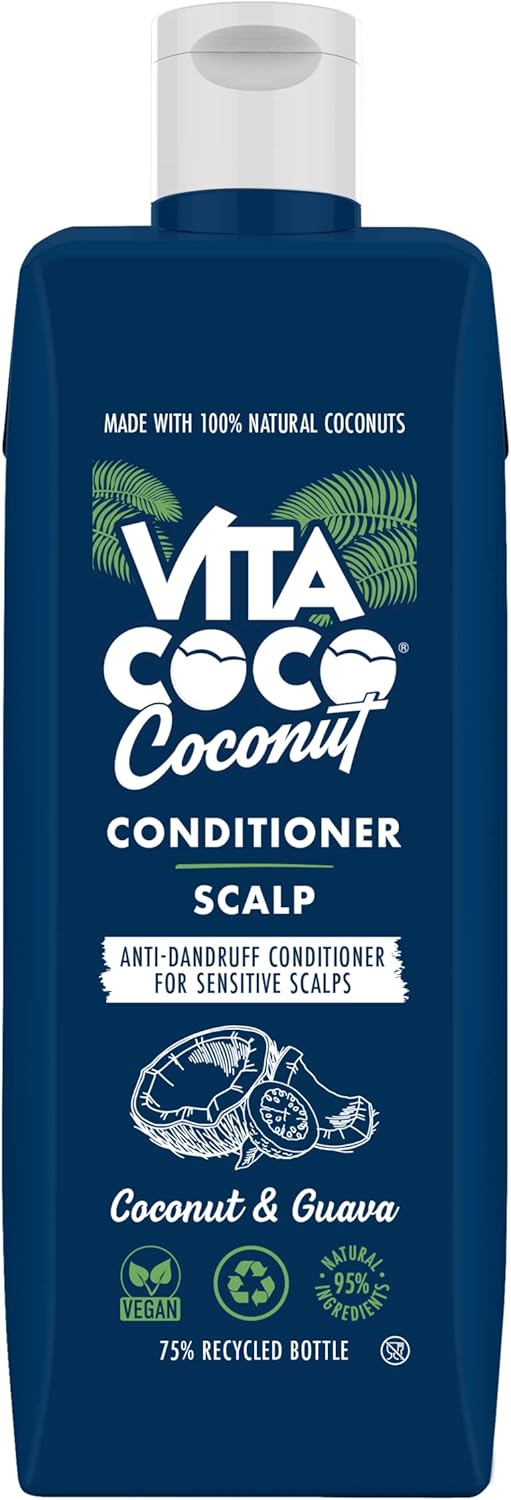 Vita Coco AntiDandruff Conditioner with Coconut and Guava 400ml Hair Conditioner for Dandruffprone Hair and Dry Itchy Scalp Free from silicones and colourants