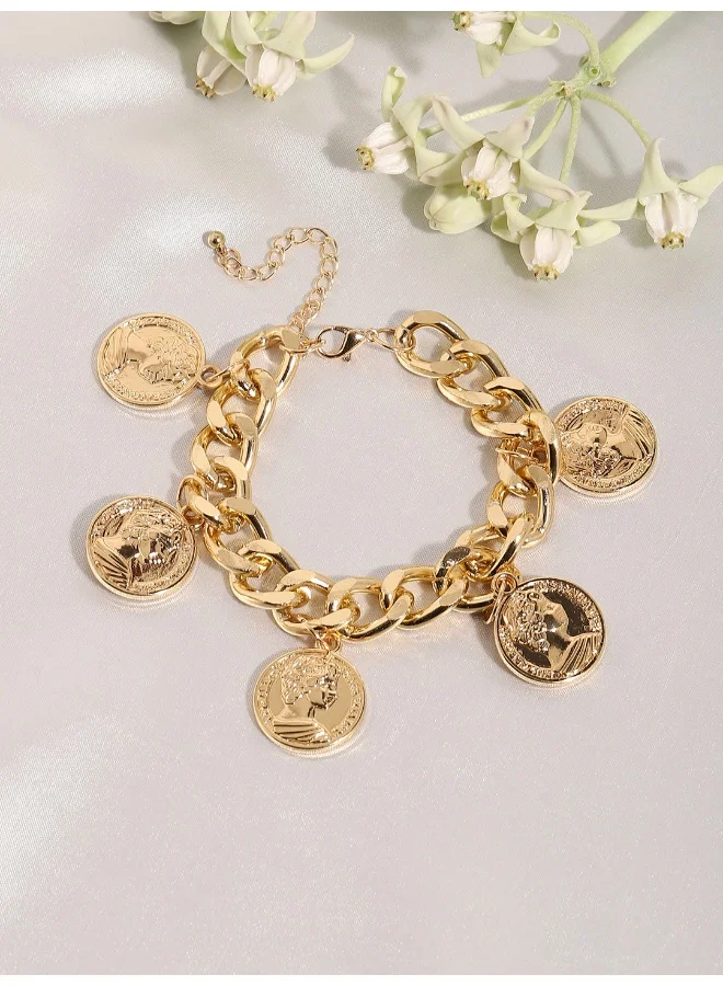 SOHI Shimmering Delight: Sparkling Artificial Bracelet Jewellery