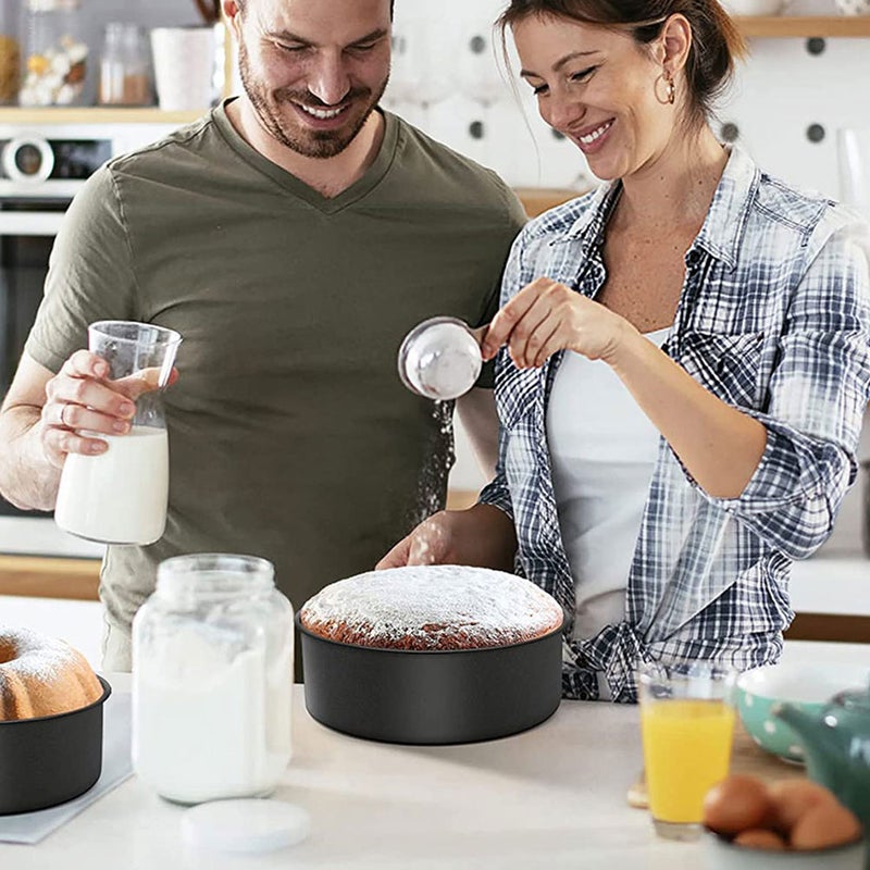 🍳 طقم صواني خبز من سبيكة الألمنيوم المتينة لتوزيع الحرارة بشكل متساو مناسب للطهي اليومي - Image 4