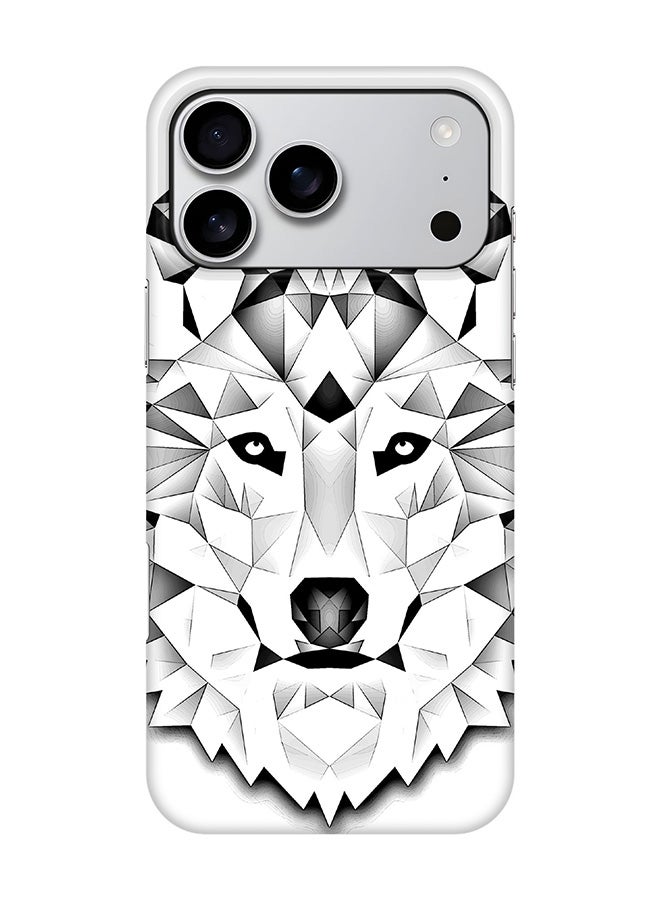 Stylizedd For iPhone 17 Pro Max,Case, [Compatible with MagSafe] Magnetic cover Slim fit Protection Matte, - Poly Wolf