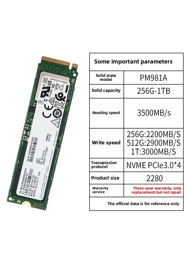 205/PM9A1pm981a SN 730 256 G512G1T M2 Dismantling NVME Solid State Bz Other Bz-Capacity:▓512gb-yilian Nvme░ - Image 2