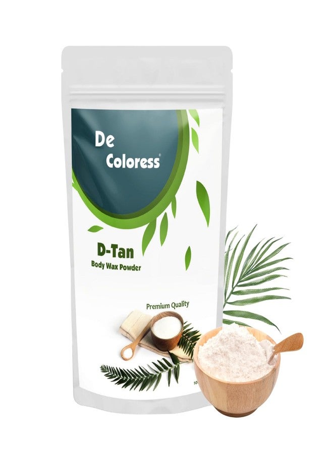 De Coloress D-Tan Body Wax Powder (100 g) | Painless, Fast Hair Removal for Legs, Arms, Underarms & Bikini | Skin Brightening & Gentle Formula (Body Wax De Tan) - Image 1