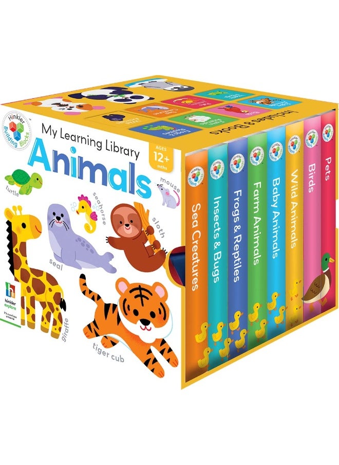 Building Blocks My Learning Library Cube: Animals Book Set (8 Hardcovers) - pzsku/Z6E45536298A7E1E121F5Z/45/_/1740660547/9f61d981-0cda-4c45-befd-1d13a6e2ad24