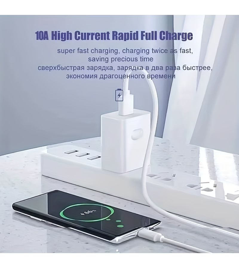 كابل بيانات USB-C فائق السرعة بطول 2 متر شاحن سريع للهواتف المحمولة (قطعة واحدة) - Image 3