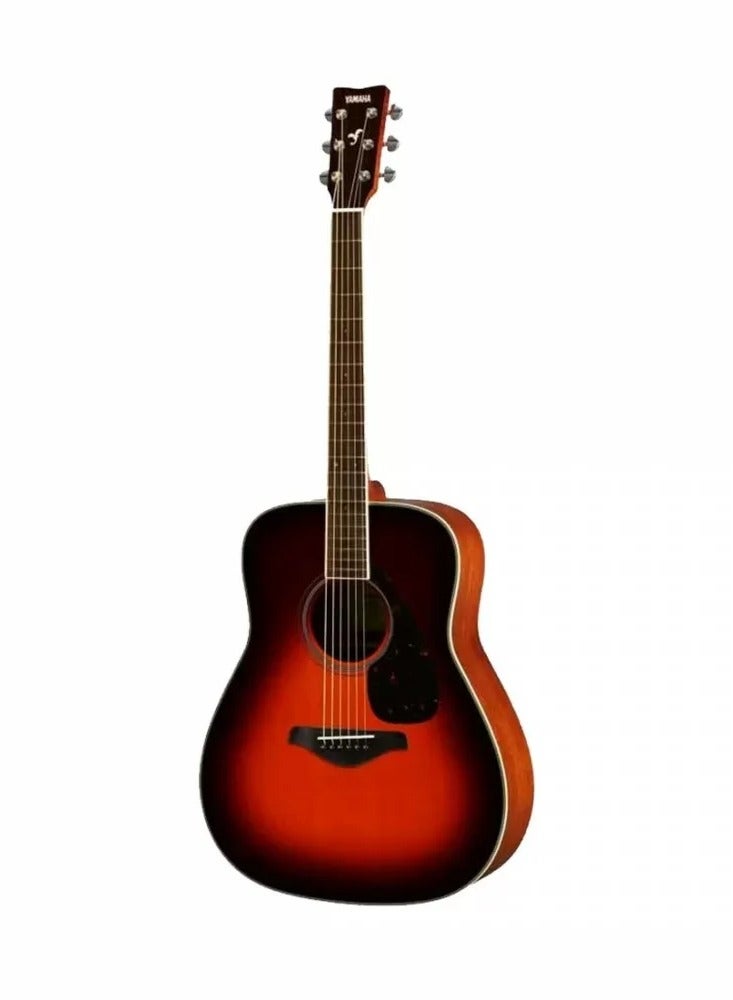 Yamaha FG820 Acoustic Guitar - Brown Sunburst - Image 2