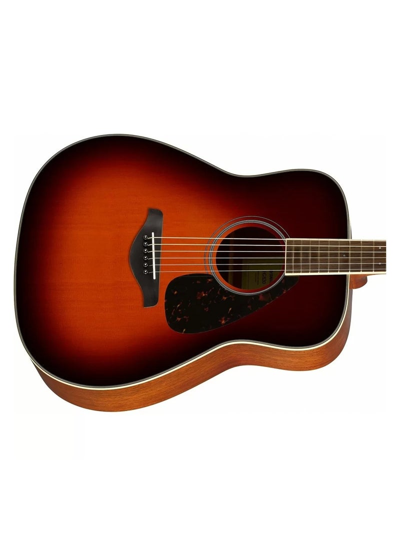 Yamaha FG820 Acoustic Guitar - Brown Sunburst - Image 4