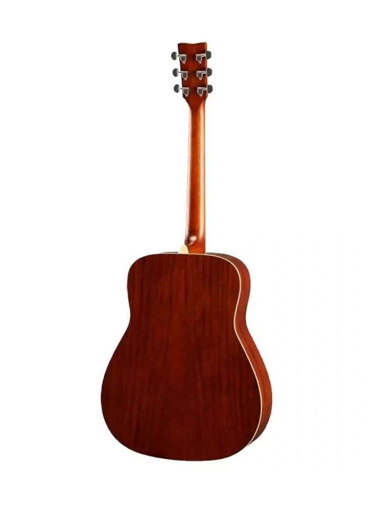 Yamaha FG820 Acoustic Guitar - Brown Sunburst - Image 3
