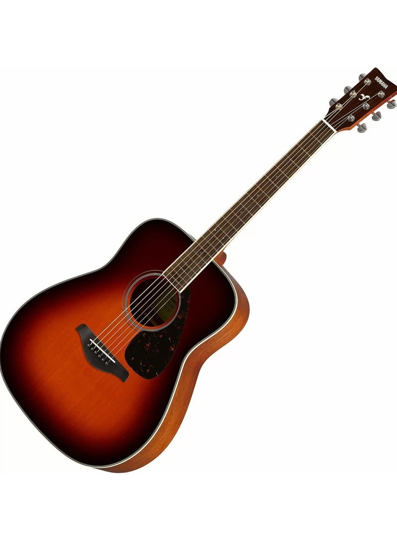 Yamaha FG820 Acoustic Guitar - Brown Sunburst - Image 1