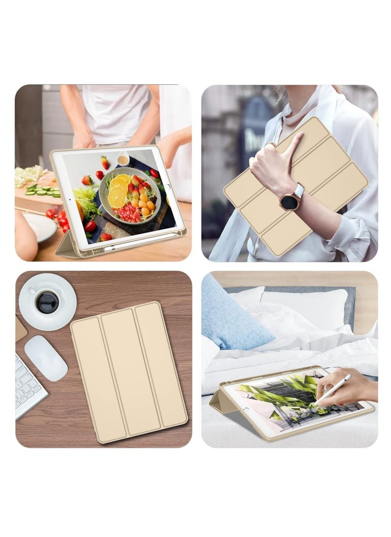 NEW Smart Case with Pencil Holder for iPad Mini 1/2/3/4/5 – Trifold Stand, Soft TPU Back, Auto Wake/Sleep, Dust-Proof & Anti-Fingerprint, Dual Angle Viewing, Premium Protection