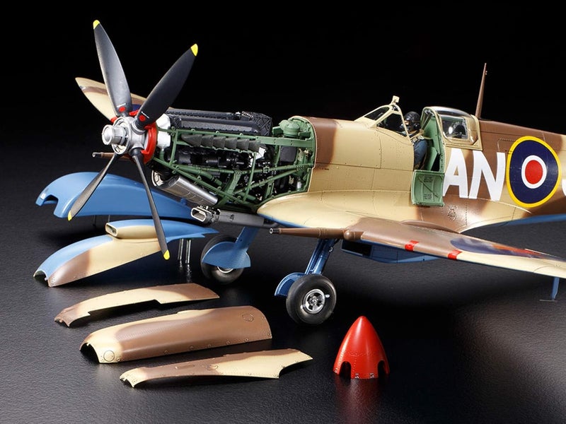 Tamiya Models Spitfire Mk.VIII 1/32 Scale Aircraft Model Kit - Image 2