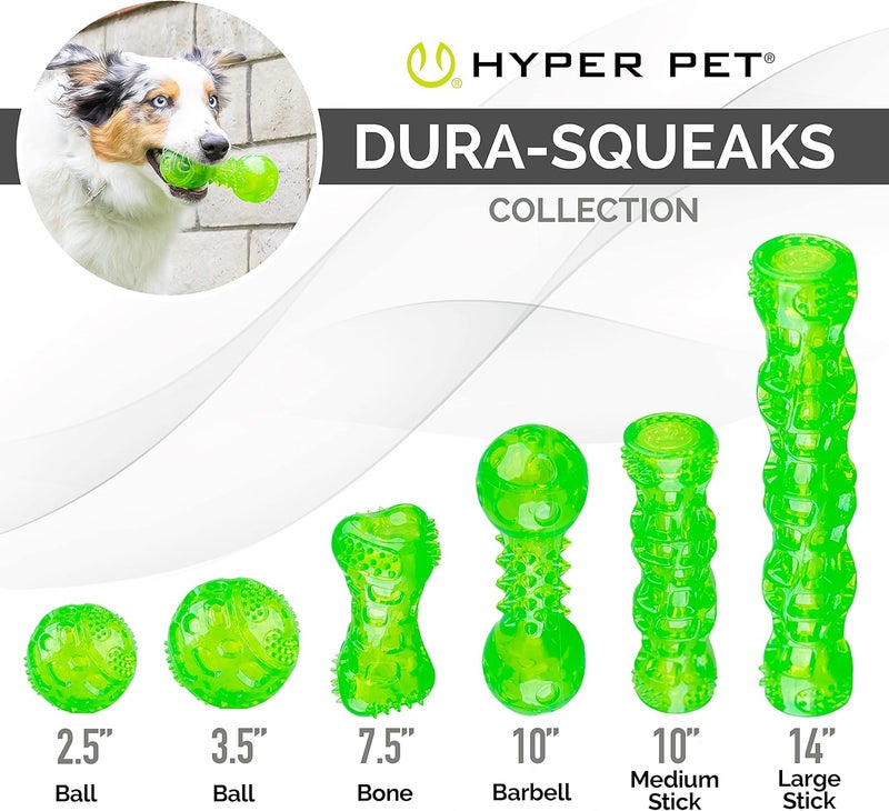 Hyper Pet Global standard quality Hyper Pet Dura-Squeaks Stick Dog Toy, Large Temp & permanent project compatible - Image 3