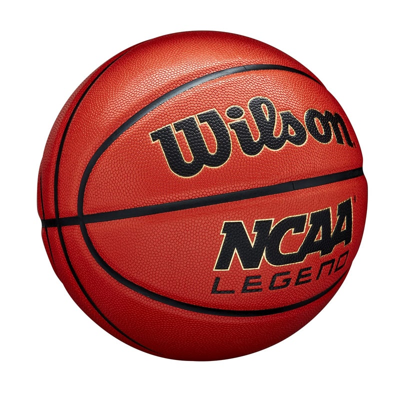 Wilson NCAA Legend Basketball - Size 7 - 29.5", Orange/Black - Image 2