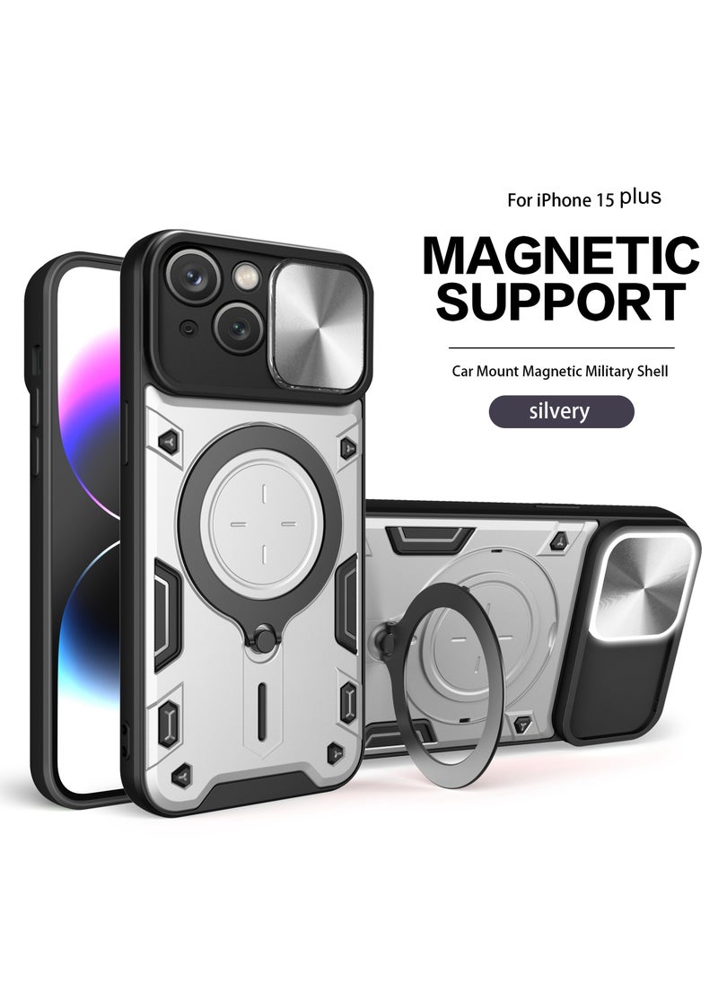 GULFLINK Back Cover Phone Protection Case For iPhone 15 Silver  - Image 1