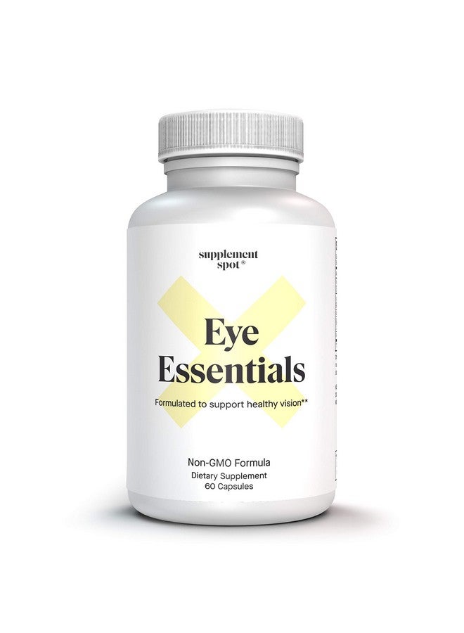 Supplement Spot Eye Essentials Eye Supplements For Adults Eye Vitamins & Multi Minerals Supplement W/Vitamin A Bilberry Extract Zinc & Antioxidants For Eye Health Eye Care Products (60 Caps.) - Image 1