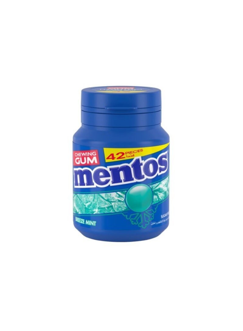 Mentos Breezemint Menthol Euclayptus Chewing Gum 63g - Image 1