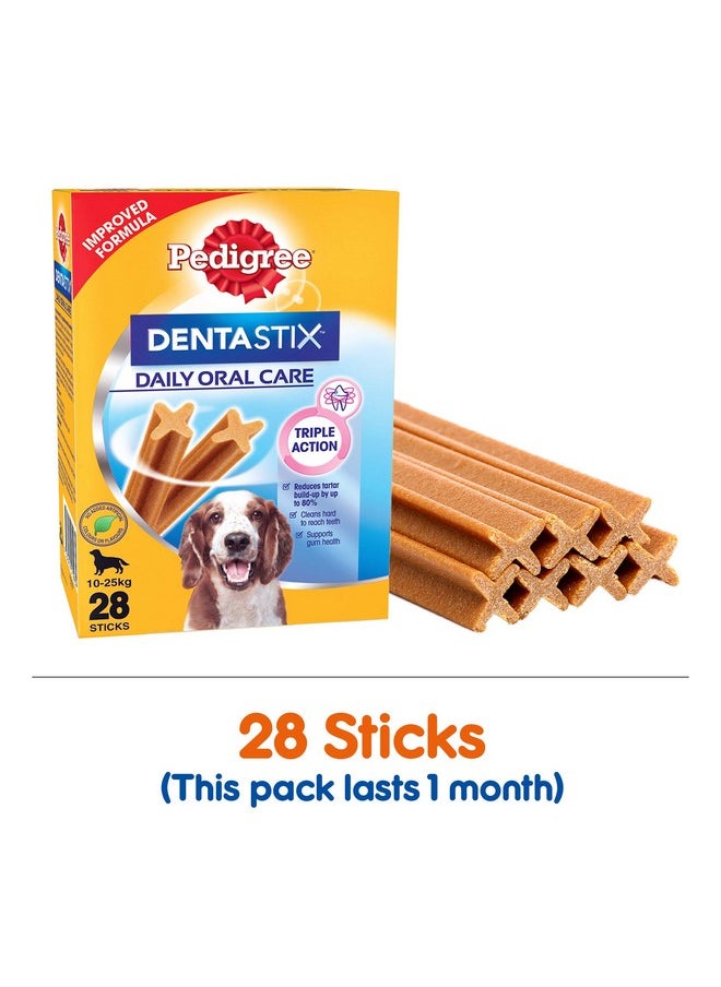 Pedigree - Dentastix Oral Care Dog Treat, Adult Medium Breed (10-25 Kg), 720 G, Recommended By Vets, Supports Gum Health, Reduces Risk Of Gum Diseases - Image 1