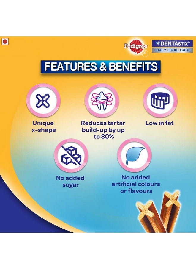 Pedigree - Dentastix Oral Care Dog Treat, Adult Medium Breed (10-25 Kg), 720 G, Recommended By Vets, Supports Gum Health, Reduces Risk Of Gum Diseases - Image 1