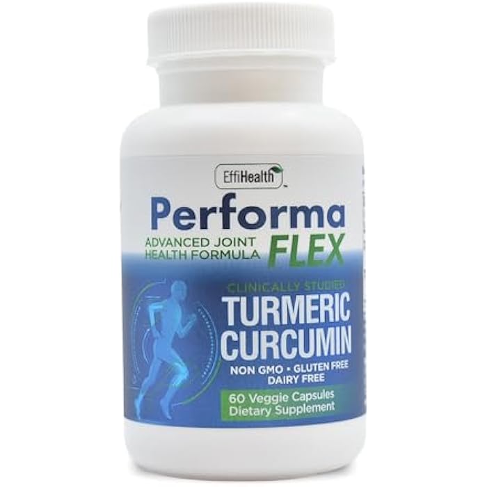 Joint Support Supplement with Meriva, Turmeric Curcumin, Tart Cherry & Ginger – Ultra High Absorption – Support for Joint Mobility, Joint & Cartilage Health – 60 Capsules - Image 1