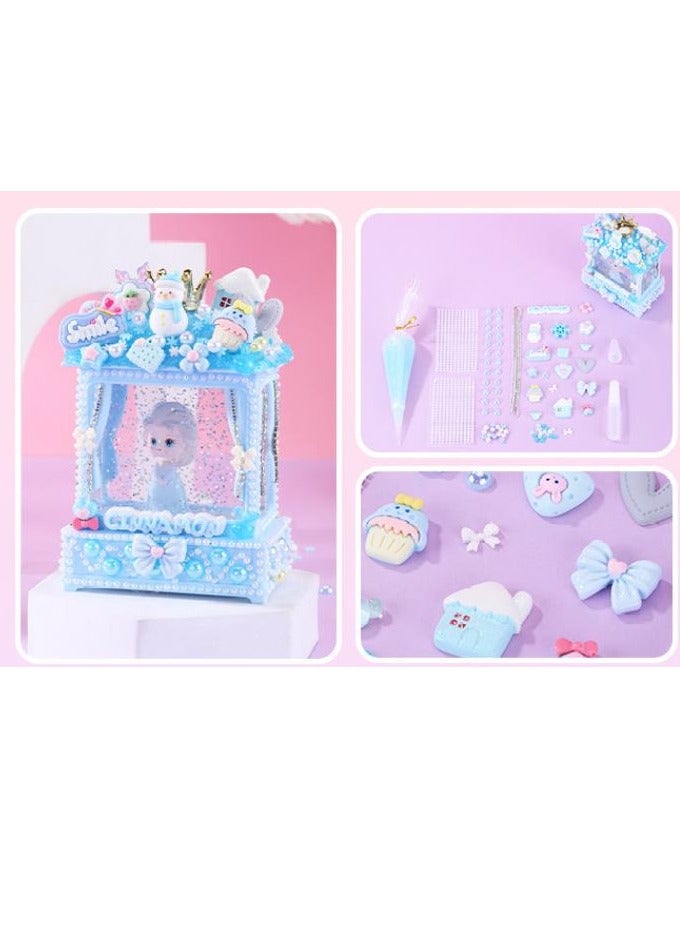Girl's Creative Handmade Material Bag Making Night Light Birthday Gift Toy  - Image 2