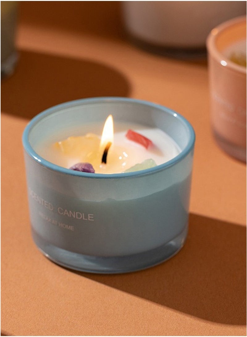 Bukela Scented Candle, Long Lasting Soy Wax Aromatherapy Fragrance Candle for Home Office Spa Room Decor 90g Black - Image 4