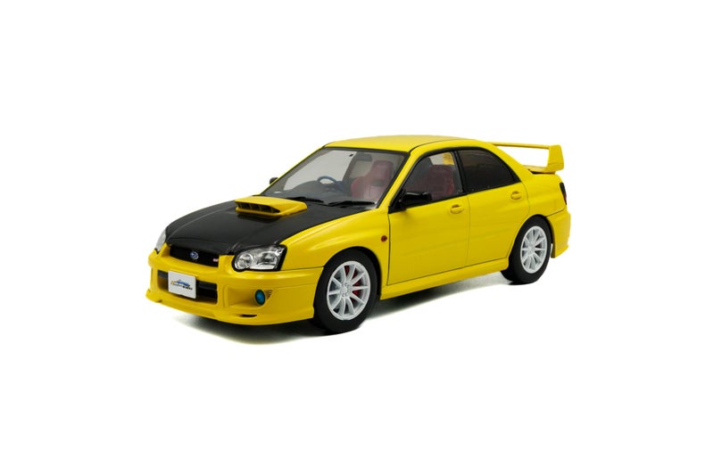 Solido Subaru Impreza WRX STI 2003 Yellow 118 Diecast Model JDM Rally Icon Collectible - Image 2