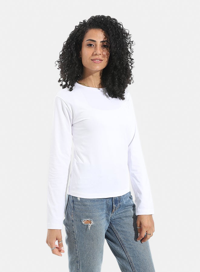 Xtcy Bodysuit single lycra sleeve neck women  white 2xl b28- white-2xl - Image 2