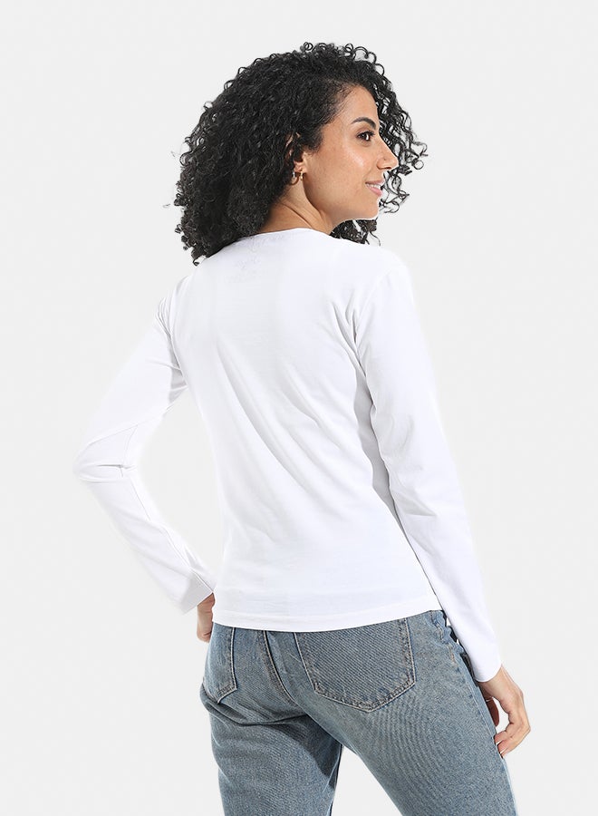 Xtcy Bodysuit single lycra sleeve neck women  white 2xl b28- white-2xl - Image 3