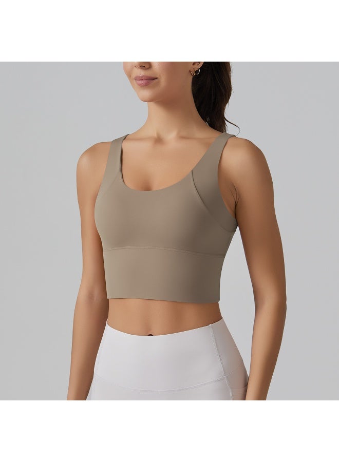 Yoga Bra Underwear Women Summer Shockproof Bra Beautiful Back Sports Running External Wear Training Fitness Yoga Tank Top Bra - Image 2