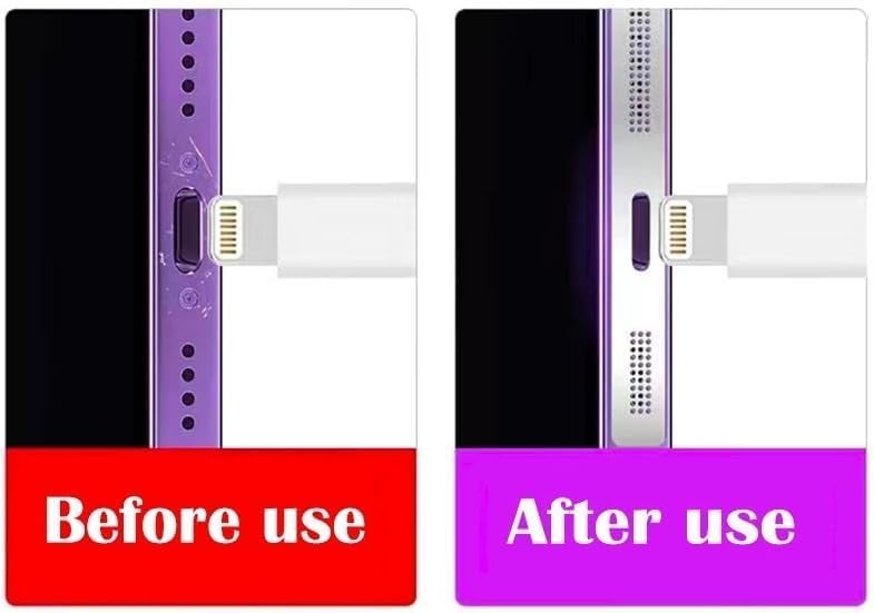 A3sprime Speaker Dust Guard Protector for iPhone 14, 14 Plus, 14 Pro, 14 Pro Max - Pack of 2 Piece (Purple) - Image 1