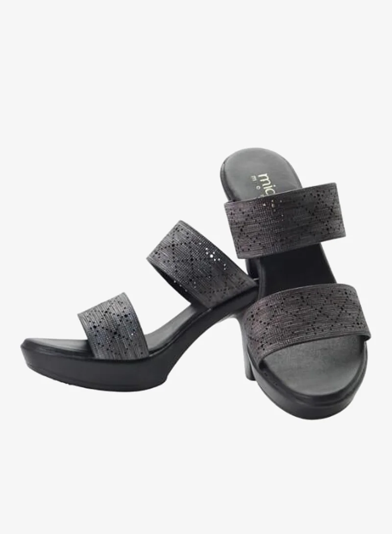 Michelle Morgan 092-3059 Michelle Morgan Ladies High Heel Sandals 514RC513 Pewter