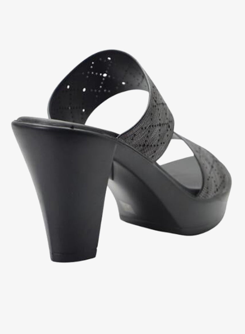 ميشيل مورجان 092-3059 Michelle Morgan Ladies High Heel Sandals 514RC513 Pewter - Image 4
