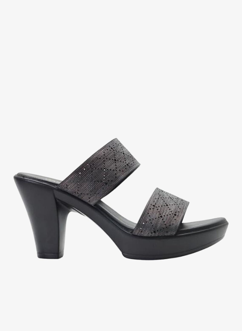 ميشيل مورجان 092-3059 Michelle Morgan Ladies High Heel Sandals 514RC513 Pewter - Image 1