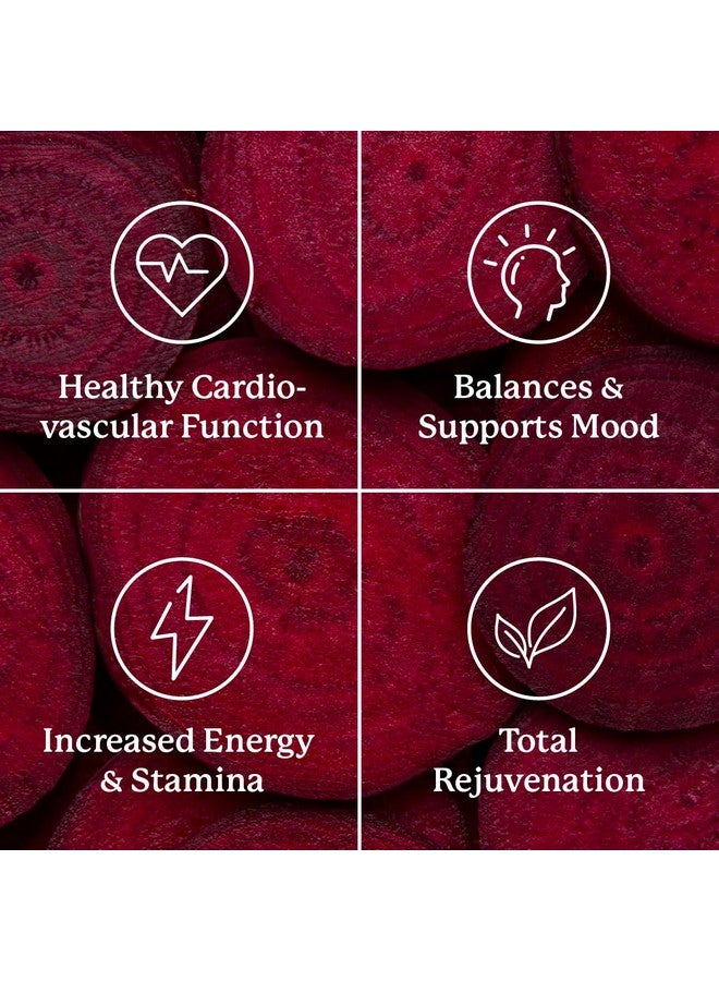 Nature's Sunshine Power Beets - Patented Nutrient Blend of Beet Root Powder and Nutrients to Promote Performance, Mental Clarity, & Vitality - Non-GMO, Soy & Gluten Free - 30 Servings to-Go Packs - Image 4