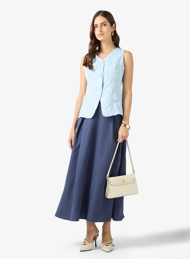 ELLA Textured Vest Top - Image 4