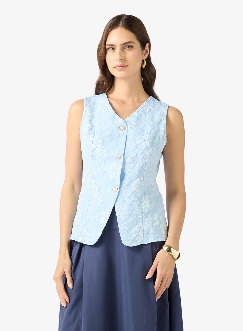 ELLA Textured Vest Top - Image 1