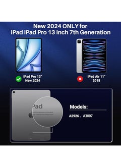 General Privacy Screen Protector for iPad Pro 13" (2024 model, 7th generation) with anti-blue light and anti-peeping features  - Image 2